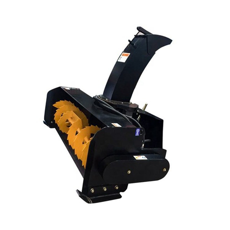 Snow blower for skid steer